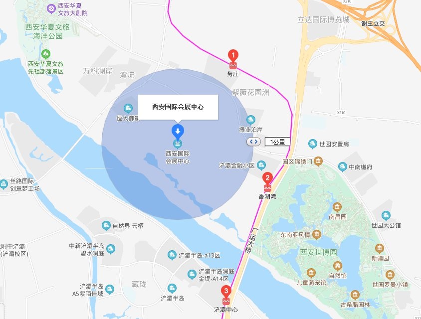 西安國際會展中心怎么走？交通線路(m.cqmrd.com)