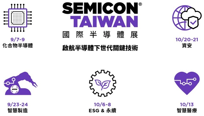 2021中國臺灣半導(dǎo)體展覽會SEMICON線上論壇9月起先行(m.cqmrd.com)