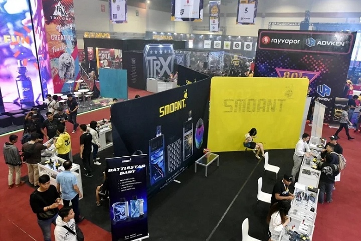 印尼雅加達電子煙展覽會Vape Fair(m.cqmrd.com)